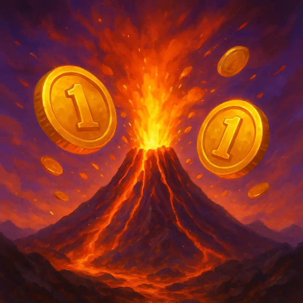 Automat 3 Coin Volcanoes w Glorion Kasyno