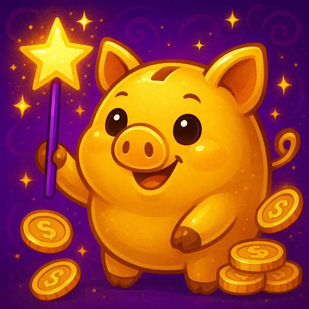 Automat Piggy Prizes Wand of Riches w Glorion Kasyno